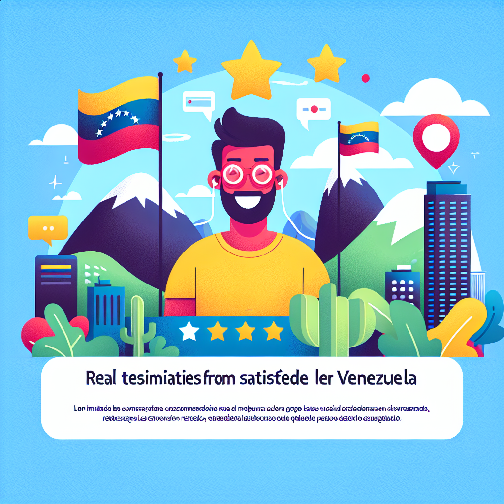 Testimonios reales de clientes satisfechos en Venezuela.
